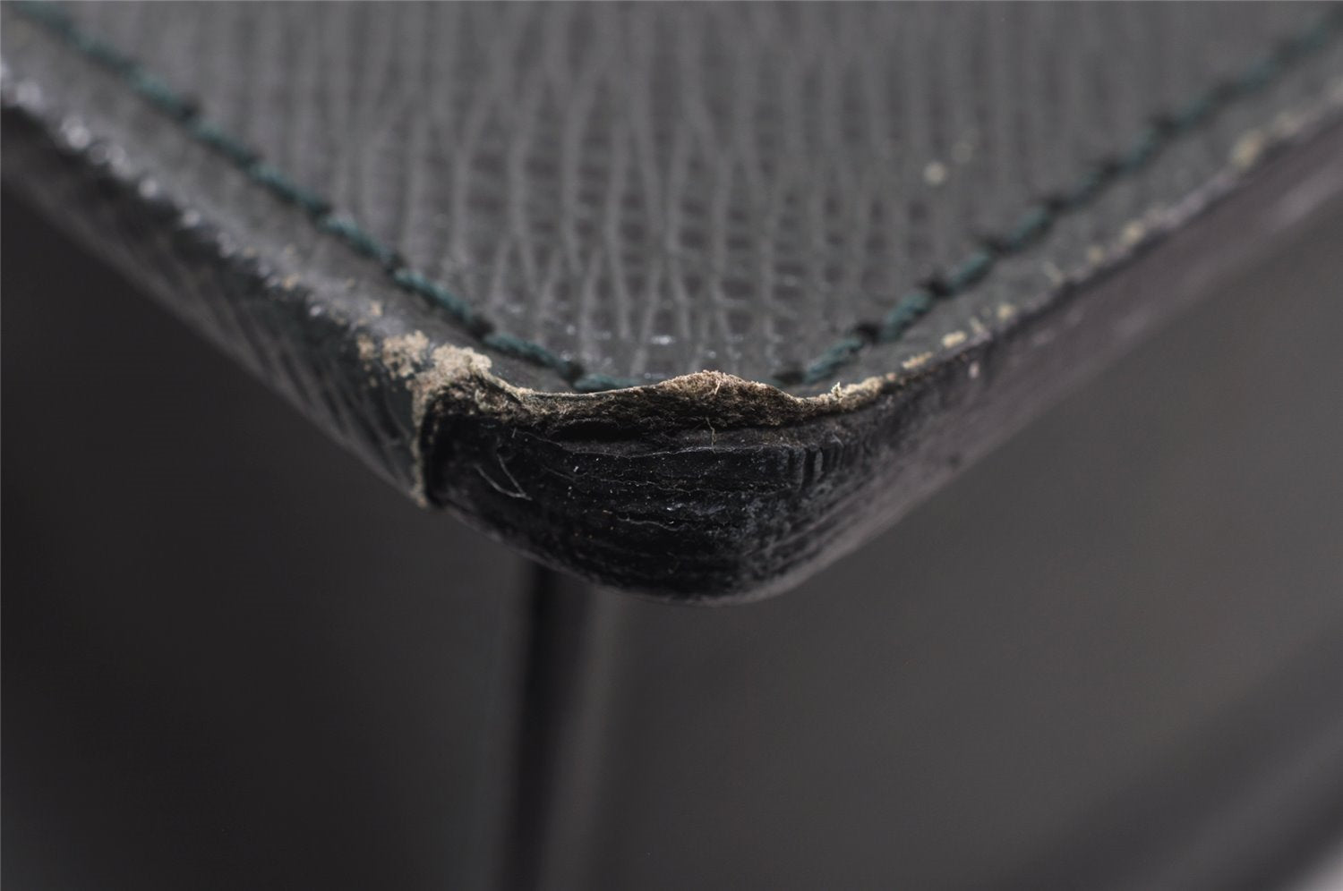 Auth Louis Vuitton Taiga Porte Documents Lozan 2Way Briefcase M30054 Green 7705I