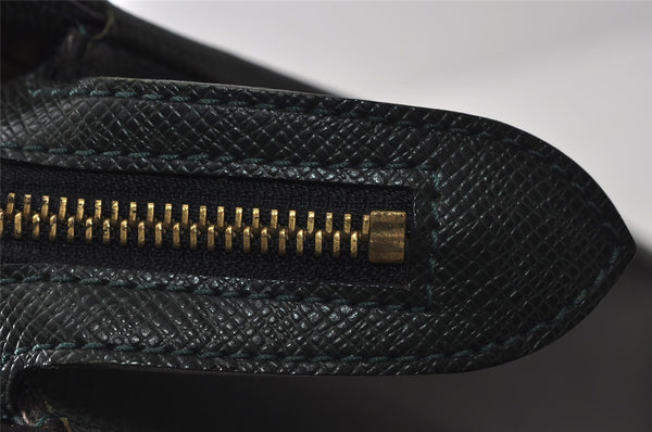 Auth Louis Vuitton Taiga Porte Documents Lozan 2Way Briefcase M30054 Green 7705I