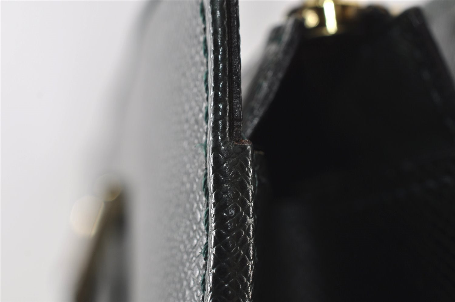 Auth Louis Vuitton Taiga Porte Documents Lozan 2Way Briefcase M30054 Green 7705I