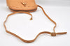 Authentic CELINE Vintage Shoulder Cross Body Bag Purse Leather Beige Junk 7709I