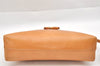 Authentic CELINE Vintage Shoulder Cross Body Bag Purse Leather Beige Junk 7709I