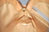 Authentic CELINE Vintage Shoulder Cross Body Bag Purse Leather Beige Junk 7709I