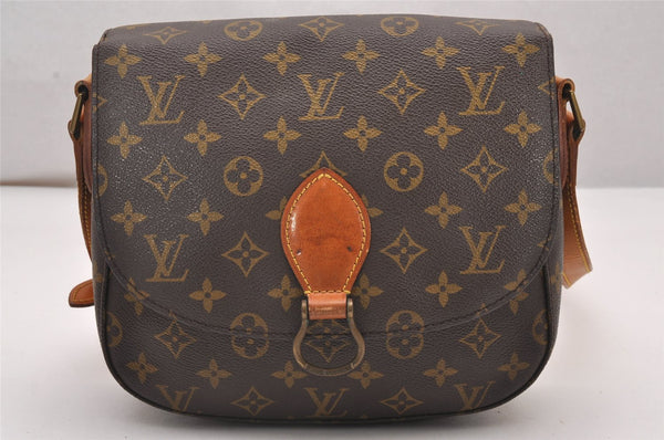 Authentic Louis Vuitton Monogram Saint Cloud GM M51242 Shoulder Cross Bag 7710I