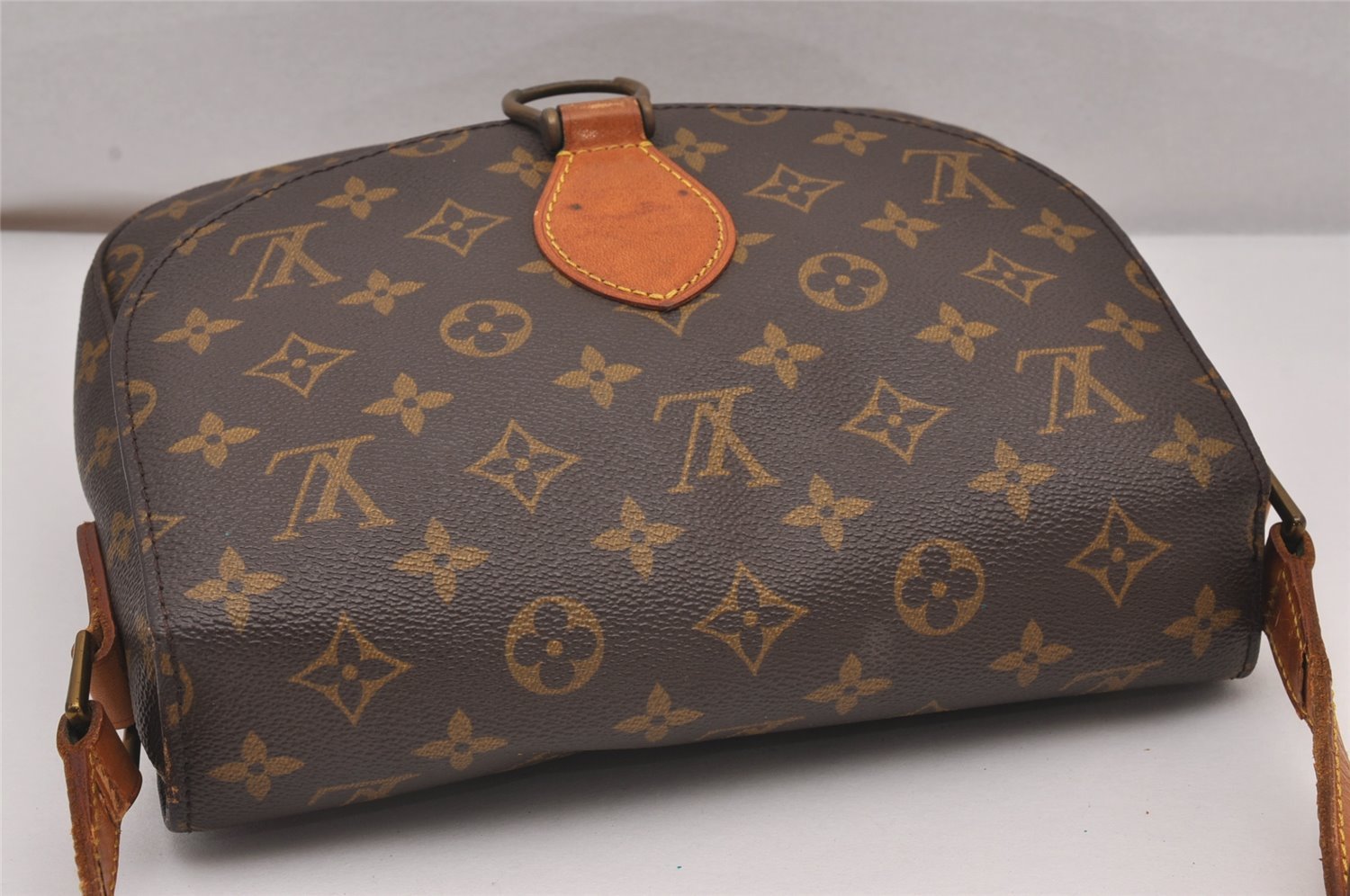 Authentic Louis Vuitton Monogram Saint Cloud GM M51242 Shoulder Cross Bag 7710I
