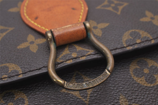 Authentic Louis Vuitton Monogram Saint Cloud GM M51242 Shoulder Cross Bag 7710I