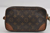 Auth Louis Vuitton Monogram Marly Dragonne PM Clutch Hand Bag Old Model LV 7712I