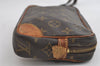 Auth Louis Vuitton Monogram Marly Dragonne PM Clutch Hand Bag Old Model LV 7712I