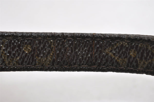 Auth Louis Vuitton Monogram Marly Dragonne PM Clutch Hand Bag Old Model LV 7712I