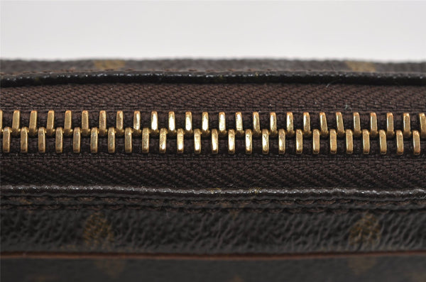 Auth Louis Vuitton Monogram Marly Dragonne PM Clutch Hand Bag Old Model LV 7712I