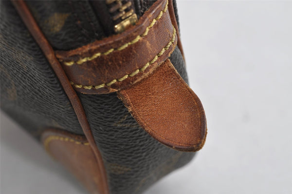 Auth Louis Vuitton Monogram Marly Dragonne PM Clutch Hand Bag Old Model LV 7712I