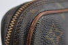Auth Louis Vuitton Monogram Marly Dragonne PM Clutch Hand Bag Old Model LV 7712I