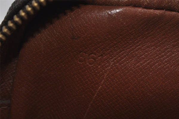 Auth Louis Vuitton Monogram Marly Dragonne PM Clutch Hand Bag Old Model LV 7712I