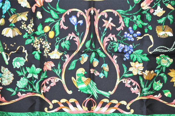 Auth HERMES Carre 90 Scarf "PIERRES d' ORIENT et d' OCCIDENT" Silk Box 7712J