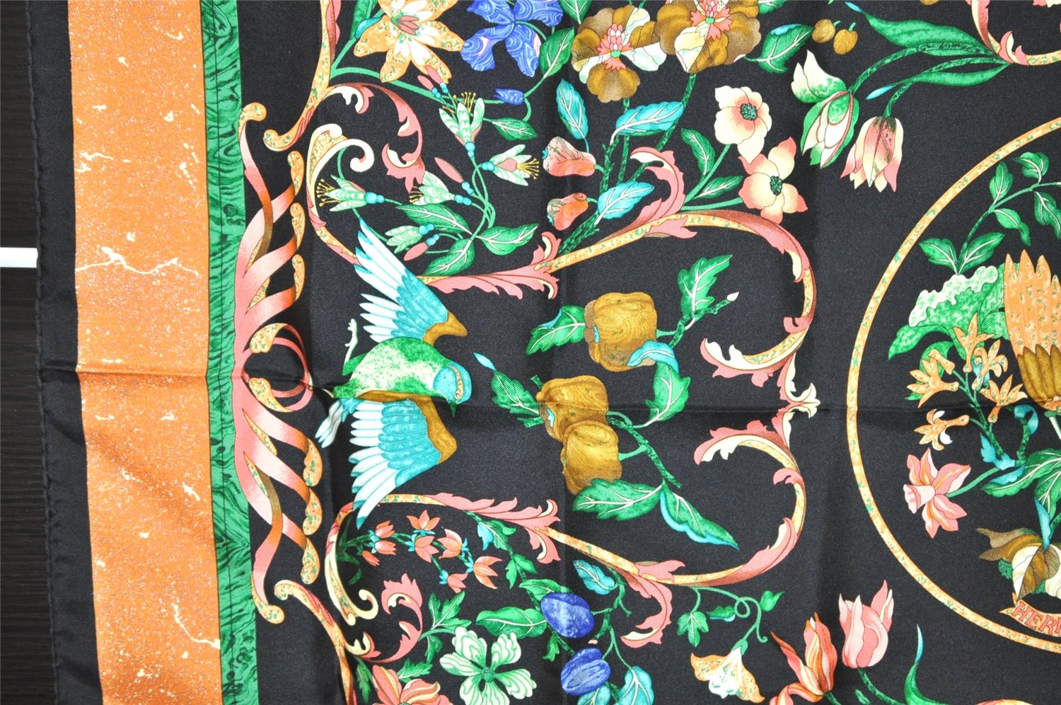 Auth HERMES Carre 90 Scarf 