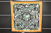 Auth HERMES Carre 90 Scarf "PIERRES d' ORIENT et d' OCCIDENT" Silk Box 7712J