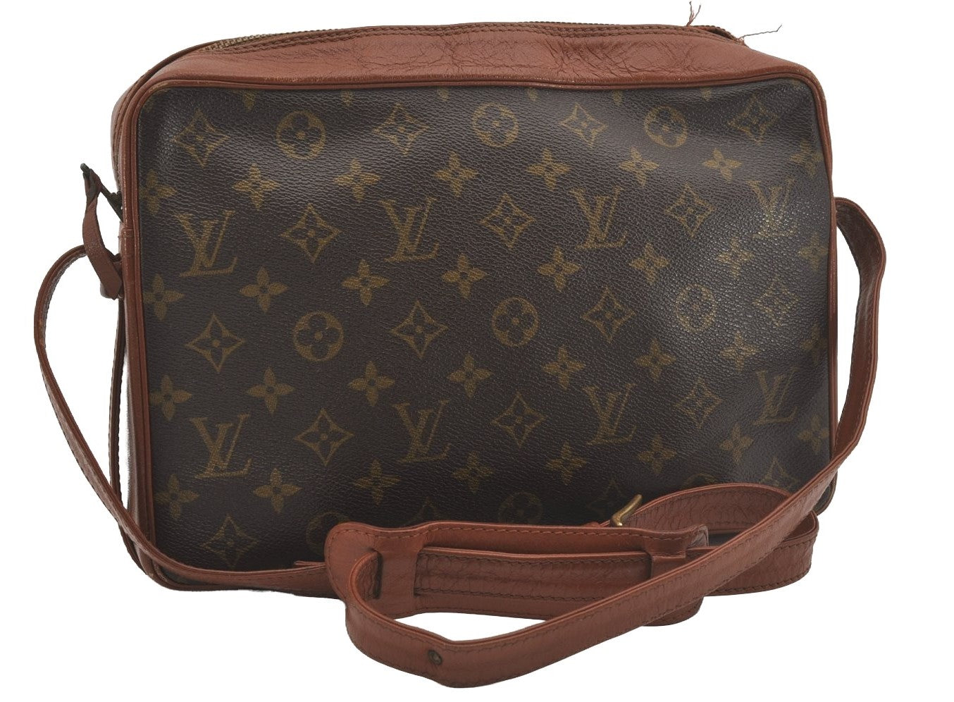 Auth Louis Vuitton Monogram Sac Bandouliere 30 Shoulder Bag Old Model Junk 7713I