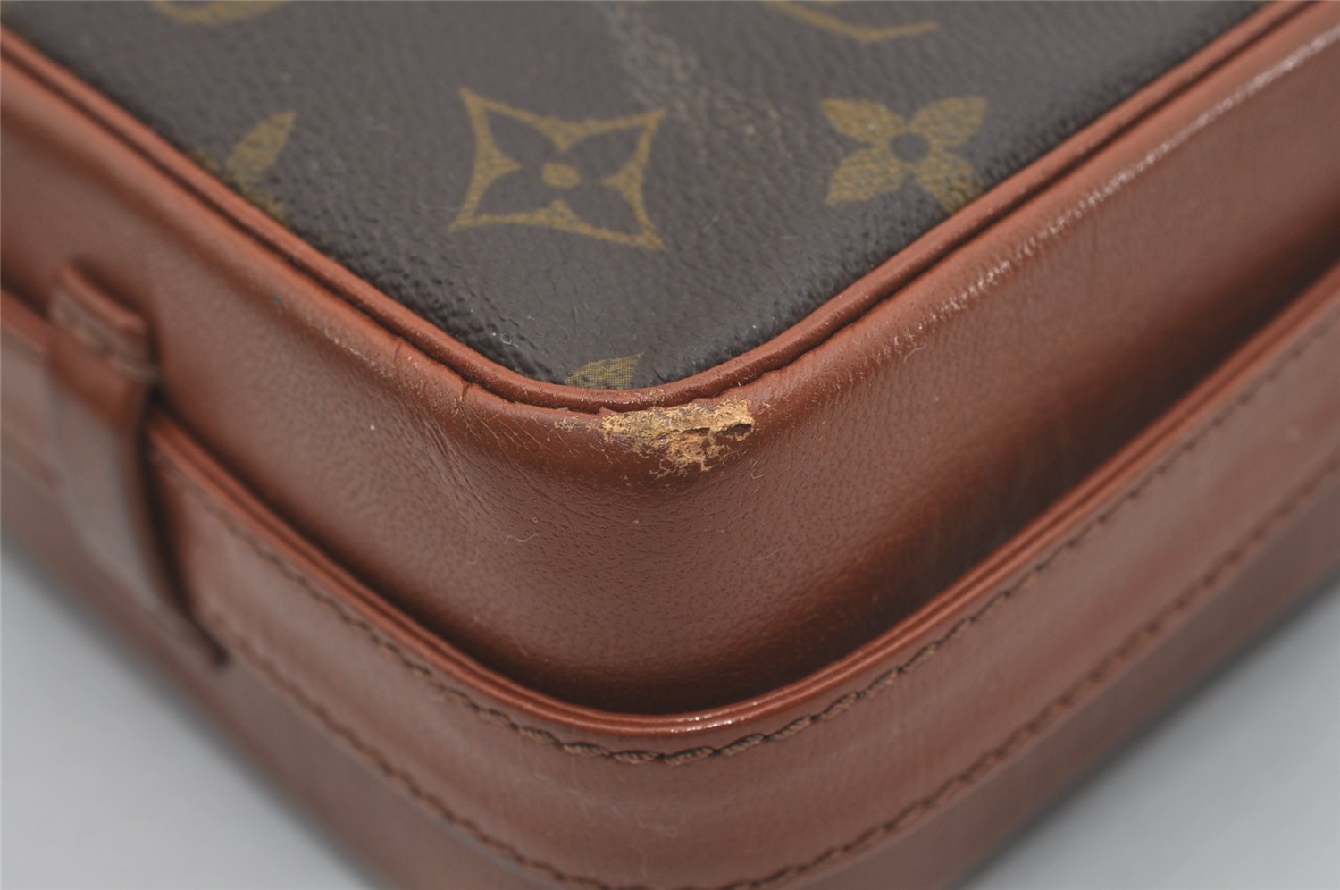 Auth Louis Vuitton Monogram Sac Bandouliere 30 Shoulder Bag Old Model Junk 7713I