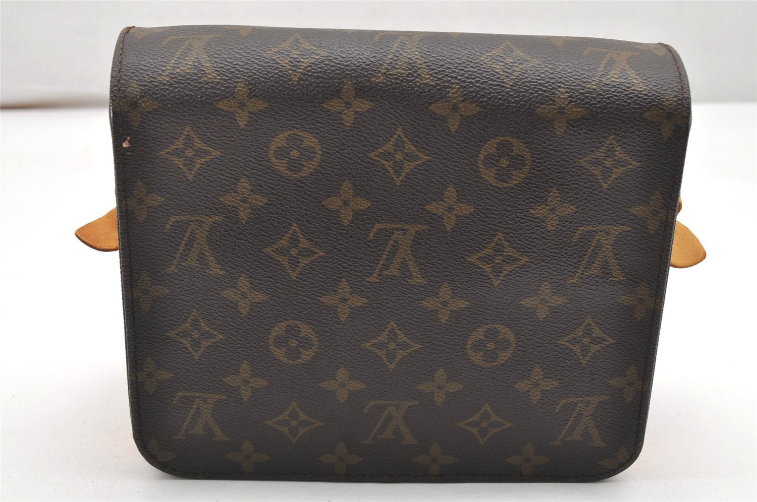 Authentic Louis Vuitton Monogram Cartouchiere MM M51253 Shoulder Cross Bag 7713K