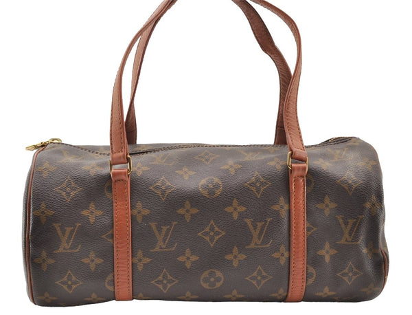 Authentic Louis Vuitton Monogram Papillon 30 Hand Bag Old Model LV 7714I