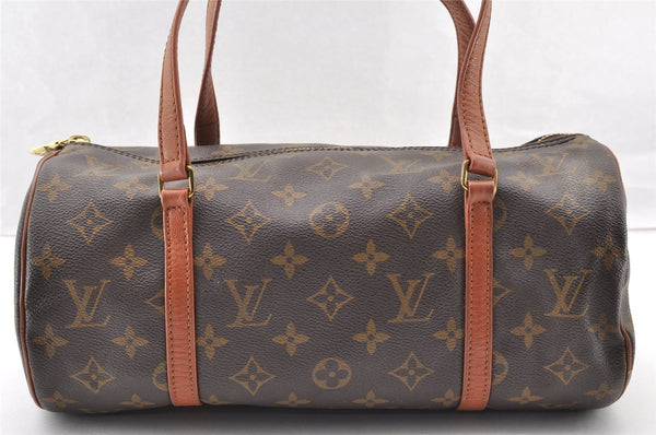 Authentic Louis Vuitton Monogram Papillon 30 Hand Bag Old Model LV 7714I