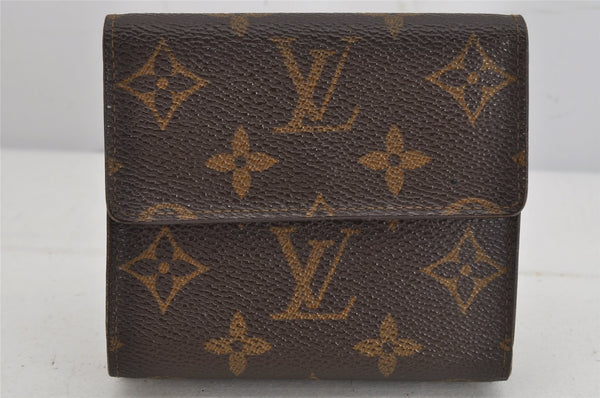 Authentic Louis Vuitton Monogram M61652 Porte Monnaie Billet Carte Credit 7715J