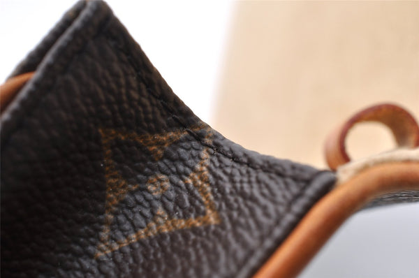 Authentic Louis Vuitton Monogram Pochette Twin GM Shoulder Bag M51852 LV 7718I