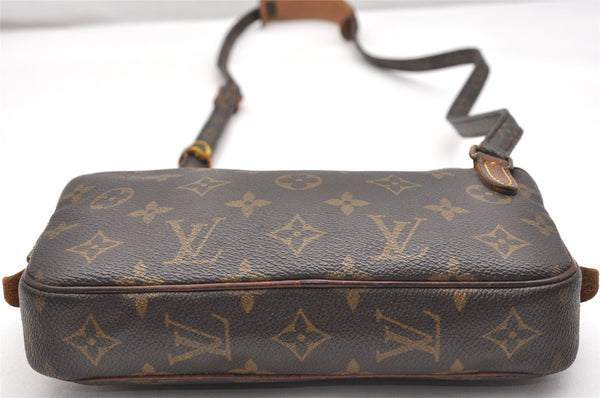 Auth Louis Vuitton Monogram Marly Bandouliere Shoulder Cross Bag M51828 LV 7718K