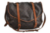 Authentic Louis Vuitton Monogram Saumur 43 Shoulder Cross Bag M42252 LV 7719I