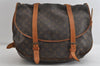 Authentic Louis Vuitton Monogram Saumur 43 Shoulder Cross Bag M42252 LV 7719I