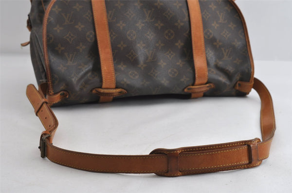 Authentic Louis Vuitton Monogram Saumur 43 Shoulder Cross Bag M42252 LV 7719I