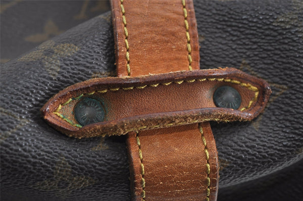 Authentic Louis Vuitton Monogram Saumur 43 Shoulder Cross Bag M42252 LV 7719I