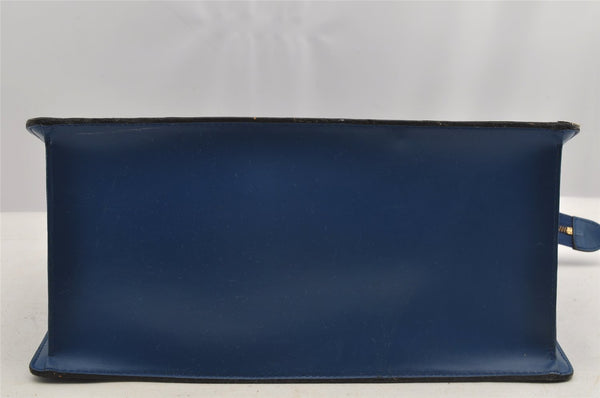Authentic Louis Vuitton Epi Riviera Hand Bag Blue M48185 LV Junk 7720I