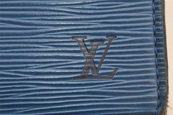 Authentic Louis Vuitton Epi Riviera Hand Bag Blue M48185 LV Junk 7720I
