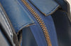 Authentic Louis Vuitton Epi Riviera Hand Bag Blue M48185 LV Junk 7720I