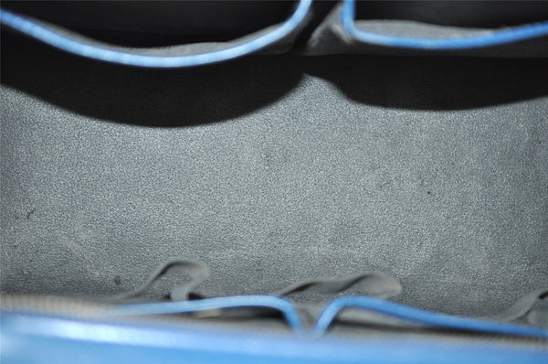 Authentic Louis Vuitton Epi Riviera Hand Bag Blue M48185 LV Junk 7720I