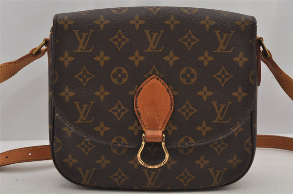 Authentic Louis Vuitton Monogram Saint Cloud GM M51242 Shoulder Cross Bag 7720J