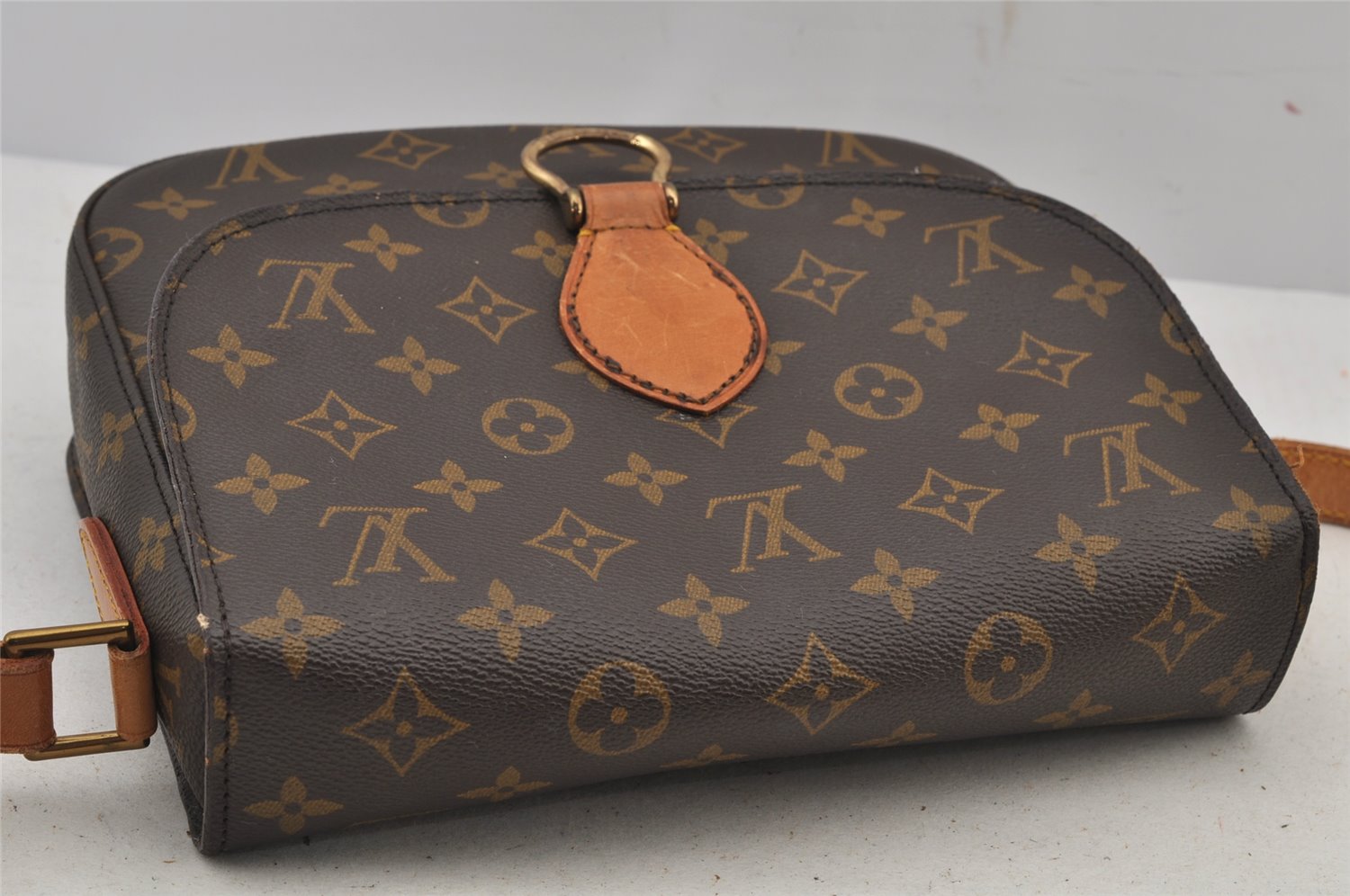 Authentic Louis Vuitton Monogram Saint Cloud GM M51242 Shoulder Cross Bag 7720J