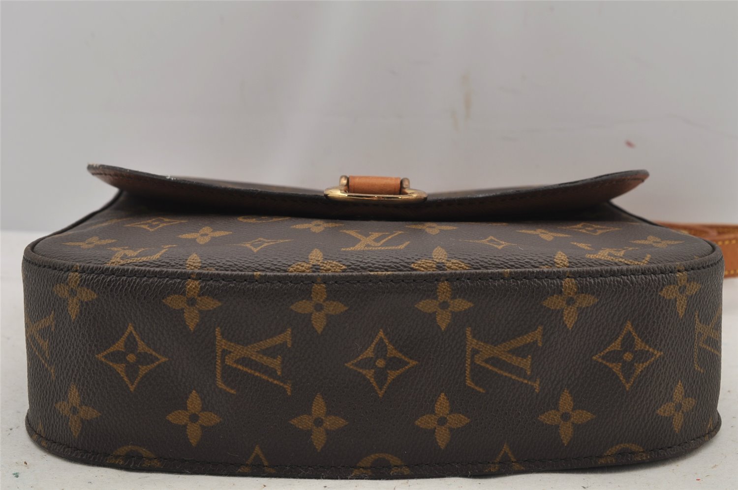 Authentic Louis Vuitton Monogram Saint Cloud GM M51242 Shoulder Cross Bag 7720J