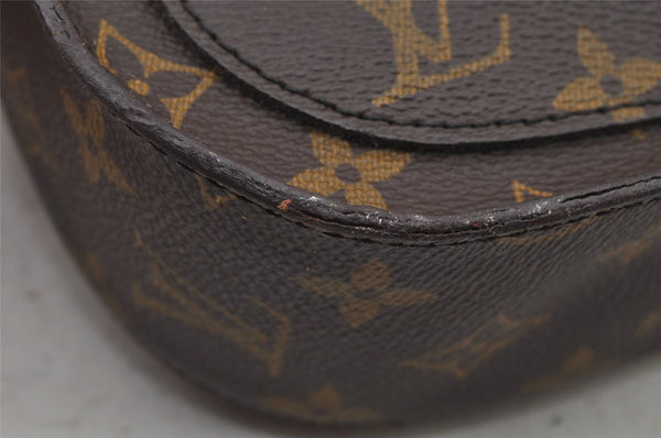Authentic Louis Vuitton Monogram Saint Cloud GM M51242 Shoulder Cross Bag 7720J