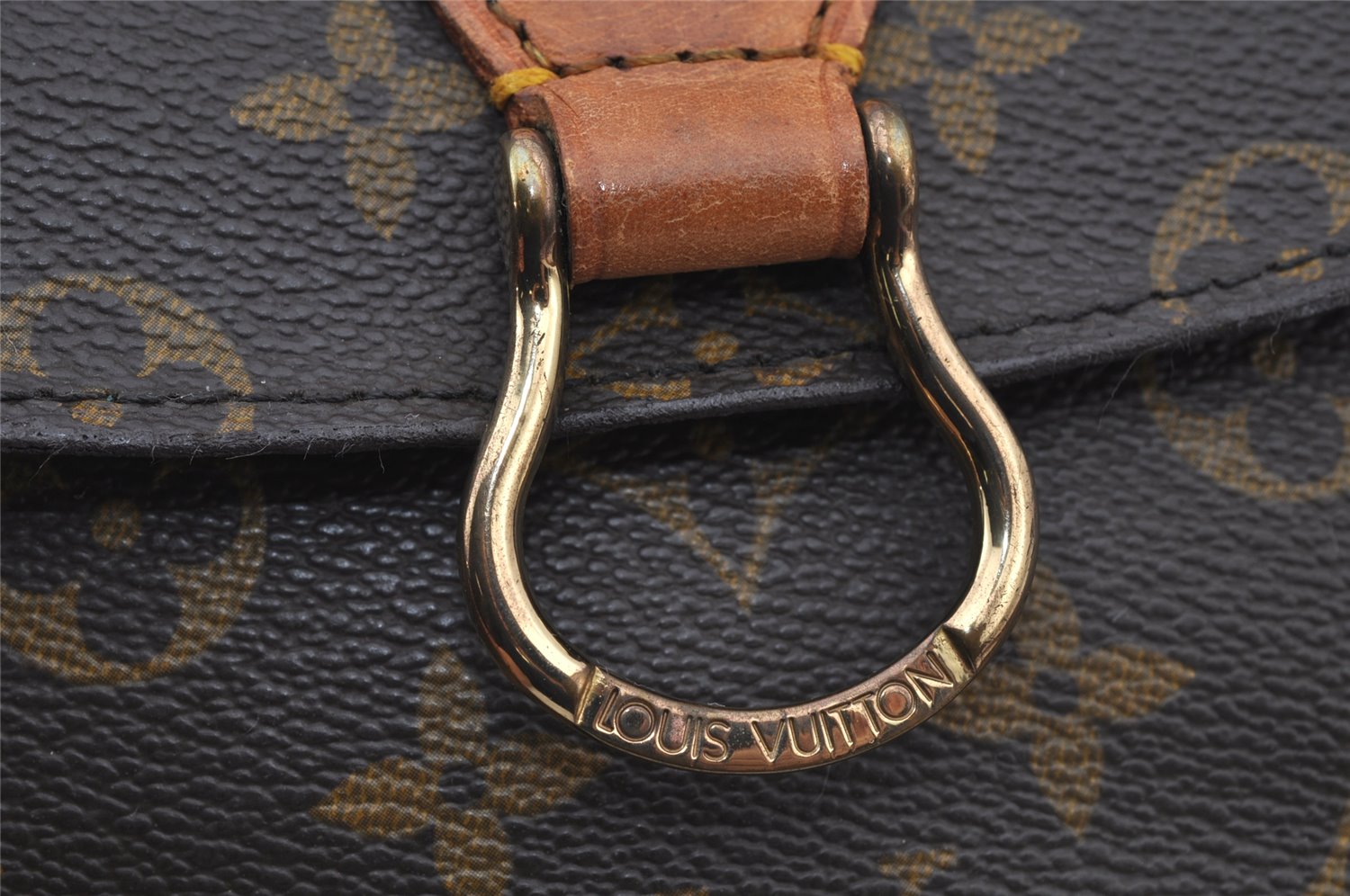 Authentic Louis Vuitton Monogram Saint Cloud GM M51242 Shoulder Cross Bag 7720J