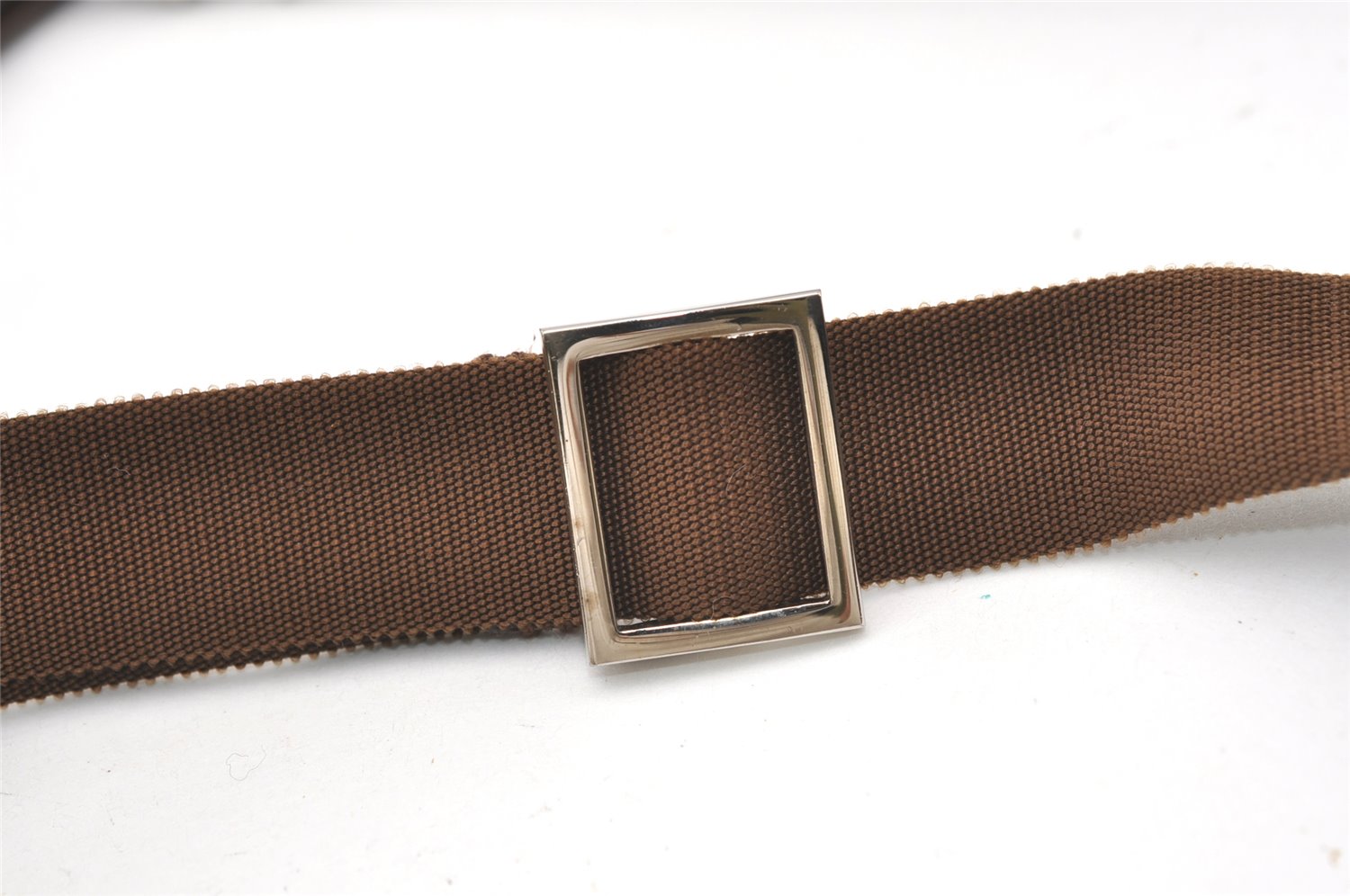 Authentic GUCCI Shoulder Cross Body Bag GG Canvas Leather 27639 Brown 7721J