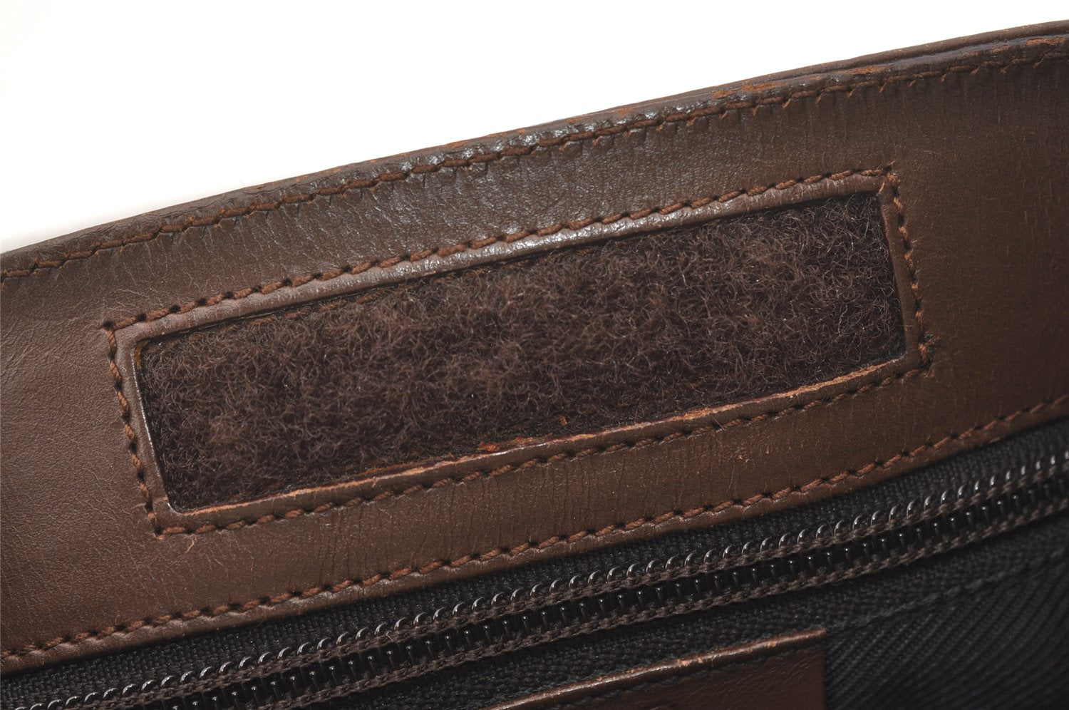 Authentic GUCCI Shoulder Cross Body Bag GG Canvas Leather 27639 Brown 7721J