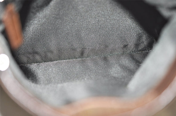 Authentic GUCCI Shoulder Cross Body Bag GG Canvas Leather 27639 Brown 7721J