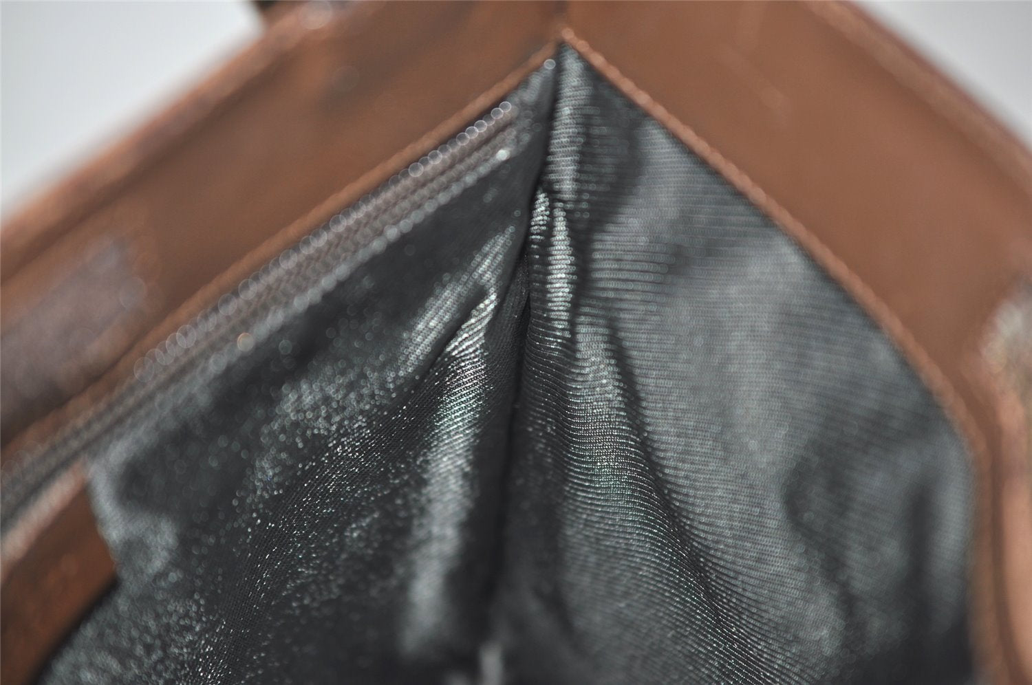 Authentic GUCCI Shoulder Cross Body Bag GG Canvas Leather 27639 Brown 7721J