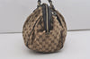 Authentic GUCCI Sukey 2Way Shoulder Tote Bag GG Canvas Leather Brown 7722I