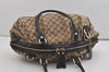 Authentic GUCCI Sukey 2Way Shoulder Tote Bag GG Canvas Leather Brown 7722I