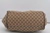 Authentic GUCCI Sukey 2Way Shoulder Tote Bag GG Canvas Leather Brown 7722I