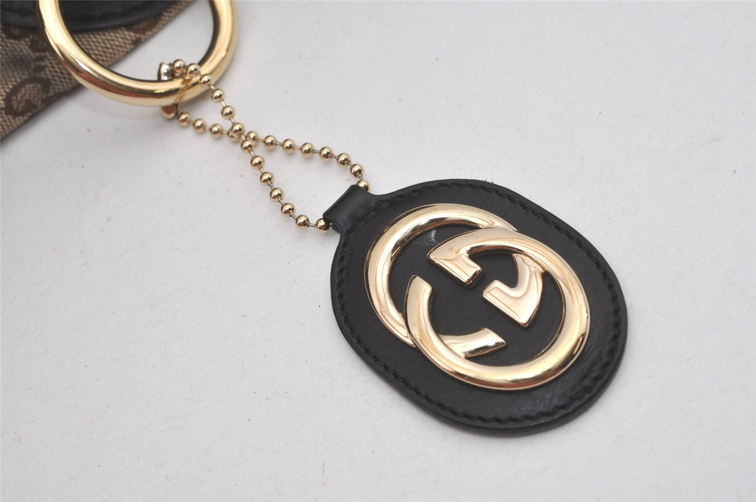 Authentic GUCCI Sukey 2Way Shoulder Tote Bag GG Canvas Leather Brown 7722I