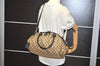 Authentic GUCCI Sukey 2Way Shoulder Tote Bag GG Canvas Leather Brown 7722I