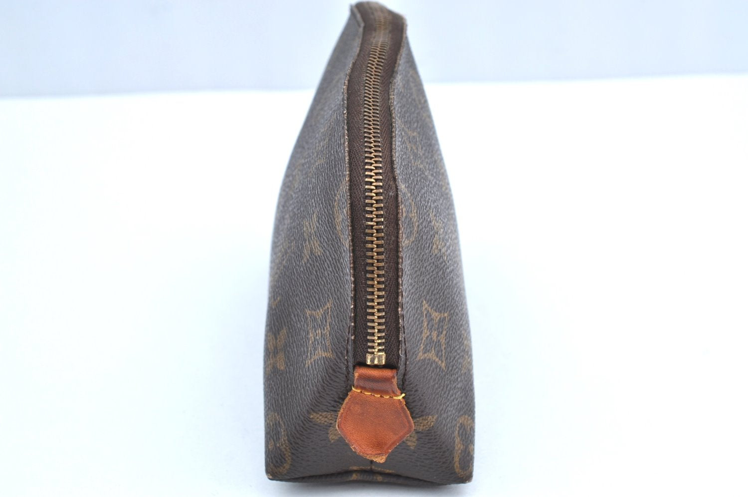 Authentic Louis Vuitton Monogram Pochette Cosmetic Pouch M47515 LV 7723H